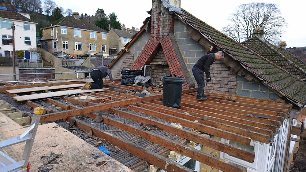 Roofing work carried out on a residential property